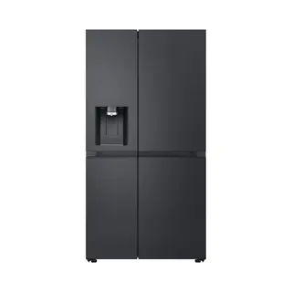 Lg GSLE91EVAC Side-by-Side Kühlkombination Freistehend 628 l C Schwarz