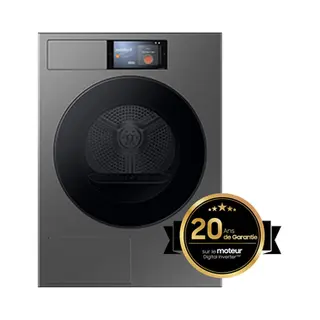 Samsung Series 9 DV90F09F4S Wäschetrockner Freistehend Frontlader 9 kg Dunkles Grau