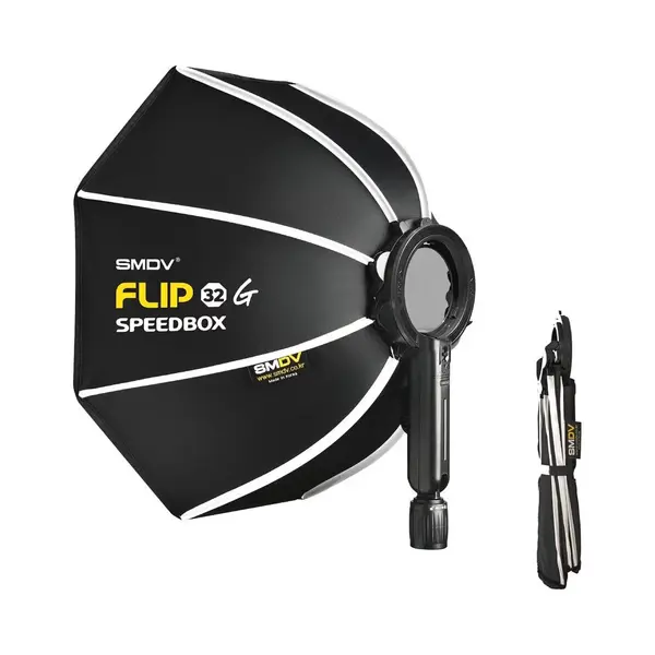 Professionelle Smdv Speedbox-Flip32G Softbox 80 Cm - Schnell Aufzubauen, Gleichmäßiges Licht, Tragetasche Inklusive - Professionelle Fotografie thumbnail
