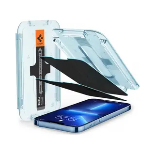 Spigen AGL03388 Handy Bildschirm/Rückenschutz Klarer Bildschirm-Schutzfilm Apple 2 St.