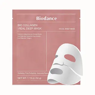 Biodance Bio-Collagen Real Deep Mask 4er Pack - Gesichtsmasken, Maske Gesicht, Gesichtsmaske Frauen, Gesichtsmaske, Face Mask, Porenverfeinerung,