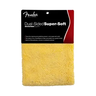 Fender Super Soft Dual Side Microf.Cloth (Instrumenten Reinigung), Zubehör Instrumente, Grau
