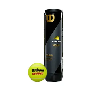 Wilson Tennisball Us Open - 4 Tennisbälle - Innendruckball - (4er Dose)