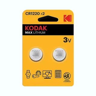 Kodak CR1220 Single-use Battery Lithium - Batterie (1 Stk., CR1220, 40 mAh), Batterien + Akkus