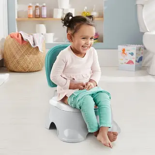 Fisher-Price GYP61 Kindertöpfchen Kunststoff Grau, Türkis