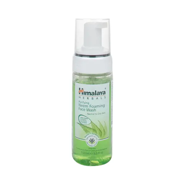 Himalaya Herbals Purifying Neem Foaming Face Wash Prevents Pimples Purifies & Cleanses All Skin Type 150ml thumbnail