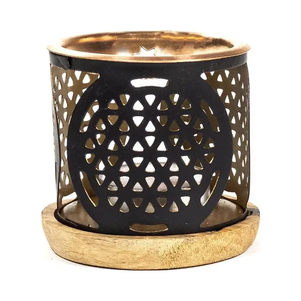 Aromafume - Wierookblokjes Brander - Bloem Des Levens - Flowerof Life thumbnail