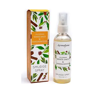 Yogi & Yogini naturals Smudge Spray Witte Salie & Sandelhout Aromafume