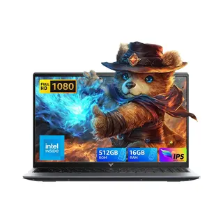 Acemagic Laptop - 15, 6 Inch 12e Generatie Intel N97 Processor Tot 3, 4 GHz - 16GB DDR4 Ram 512 Gb Ssd Windows 11 - WiFi 5 - BT5.0 Notebook - Grijs