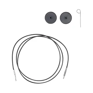 KnitPro 100 Cm Interchangeable Cable, Black