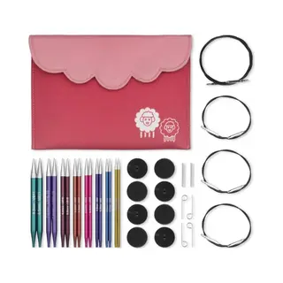 KnitPro Zing Deluxe Interchangeable Needle Set 5" (13cm) | 8 Sizes (3.5mm To 8mm)