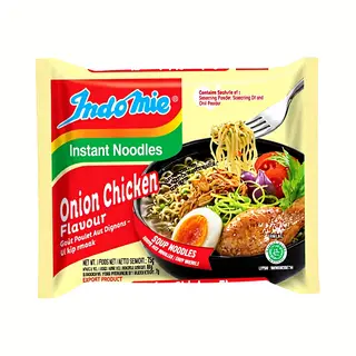 Indomie Halal Onion Chicken Noodles 70 G (Pack Of 40)