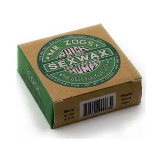Sex Wax Mr. Zogs Quick Humps Cool To Mid Warm Water Surfboard Wax Block