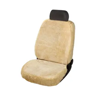 Car Comfort CarComfort Autostoelhoes Gemaakt Van Lamsvel - Beige