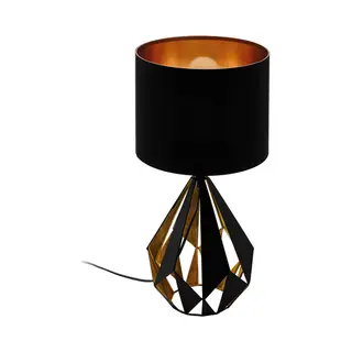 Eglo Carlton 5 table lamp E27 Black, Copper