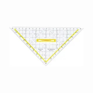 Aristo Tekendriehoek - 22, 5cm - Met Afneembare Greep - Ar-1650/3