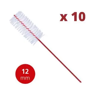 Lactona Interdentaal Ragers - Xx-Large 12mm - Donkerrood - 2 Gripzak X 5 Stuks - Voordeelpakket