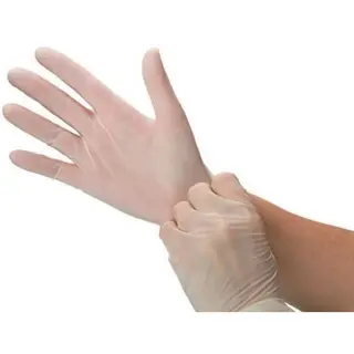 soft Handschoenen Wegwerp Vinyl - Ongepoederd - Latex Vrij - Wit - Maat L - 100 Stuks