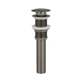 Mawialux Click Waste Afvoerplug - Zonder Overloop - Gunmetal Grey