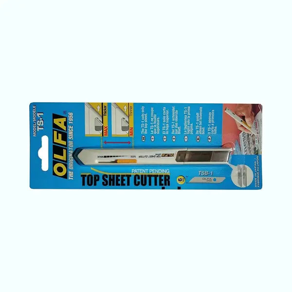 Olfa Cuttermesser Ts-1 Mit Einstellbarer Schnittiefe Inkl. 2 Ersatzklingen thumbnail
