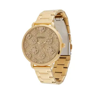 Guess Sugarplum - Dames Horloge - Goudkleurig Met Band