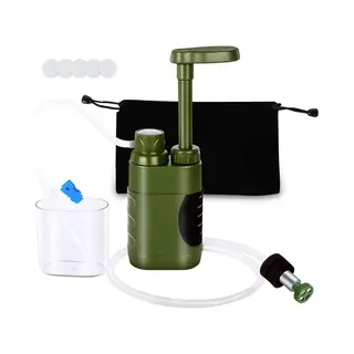 Waterfilter - Waterfilter Noodpakket - Water Zuiveringspomp - Waterfilter Survival - Filtert 3000L - Water Filter Straw - Bpa-Vrij - Outdoor Life -