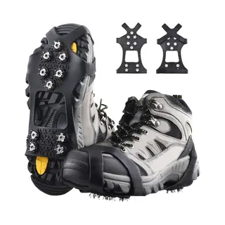 Anti Slip Sneeuwzolen - 1 Paar - 10 Spikes - Stijgijzers Voor Bergschoenen - Snowboots Schoenovertrekken - Stijgijzers - Crampons - Sneeuwijzers -