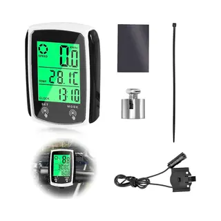 Fietscomputer - Automatische Achtergrondverlichting - 19 Functies - Waterdichte Kilometerteller - Kilometerteller Fiets - Fietssnelheidsmeter -