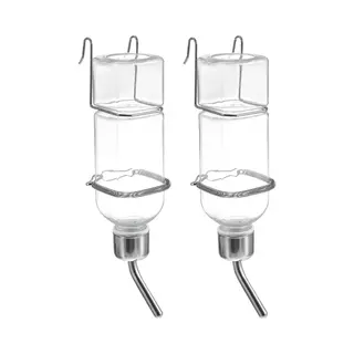 Vitdipy - Hangende Waterfles - 2 Stuks - Voor Huisdieren - 350 Ml - Hangende Automatische Waterfles - Voor Knaagdieren, Konijnen, Hamsters, Cavia's En