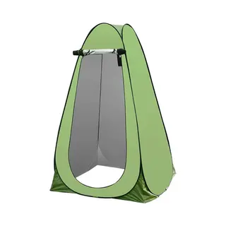 Pop-Up Douchetent(150*150*190CM)- Voor 1-2 Personen -met Twee Ramen- Omkleedtent -Camping Douche- Toilettent -Wc Tent-Groen