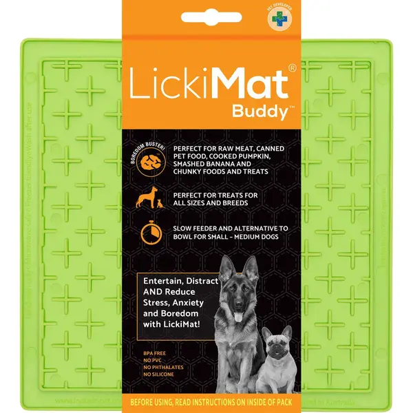 Lickimat Buddy Classic Green Futterspender Gegen Fresssucht Für thumbnail