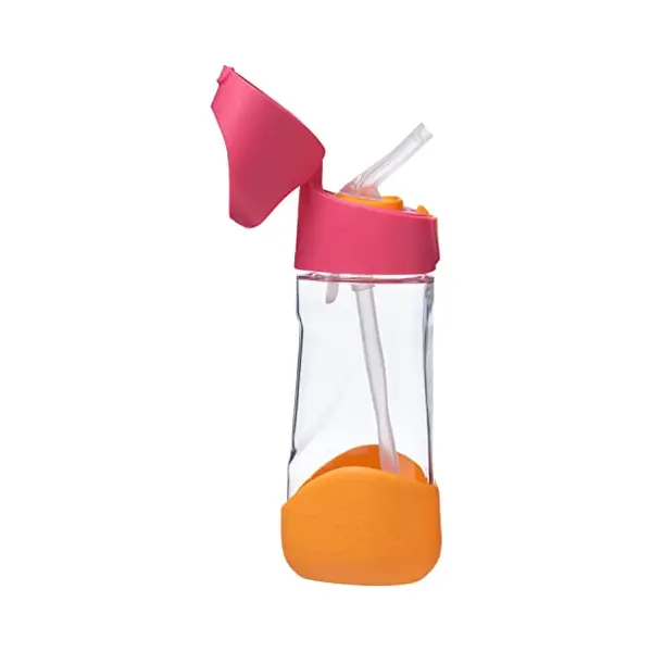 B.box TritanTM Drink & Water Bottle | Easy Grip Bottle And Leakproof Lid | Cool Modern Child Friendly Design, Best For After Sippy Cup | 450ml/15oz thumbnail