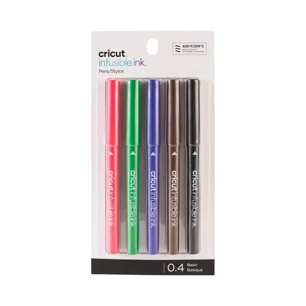 Cricut Infusible Ink Filzstift Fein Schwarz, Farblos, Grün, Violett, Rot 5 Stück(e) thumbnail