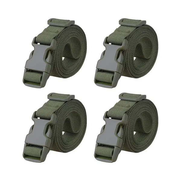 Kofferriem - 4 Stuks - 200 Cm - Bagageriem - Kofferriemen - Spanband Bagage - Kofferband - Bagageriemen - Bagageband - Reisaccessoires - Reizen - thumbnail