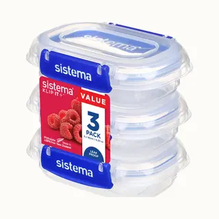 Sistema 881523 food storage container Rectangular 0.18 L Transparent 3 pc(s)