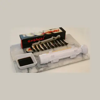 Sushezi© - Selber Perfektes Sushi Machen!, Kunststoff, Weiß, Eu Patented Model N° 000386891