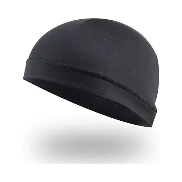 Helmmuts - Helm Haarnet - Sport Bandana - Zwart - Cap Heren / Dames - Cycling Windbreak Helmmuts - Motor Muts - Fietsmuts thumbnail