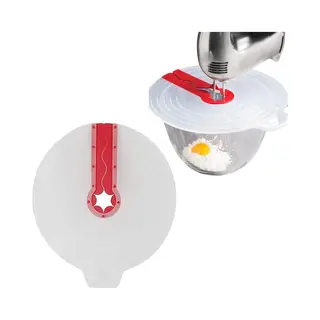 Spatdeksel Voor Mixer - Deksel Voor Beslagkom - Antispatdeksel Siliconen - 30 Cm - Patdeksel Spatbescherming - Komdeksels Voor Eierkom - Voorkomt