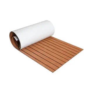 Decking Zelfklevende Bootmat - Decking Self Adhesive Boat Mat - Premium Eva Teak Foam Decking Mat-Teak Boten Vloerbedekking - Teak Vloerbedekking