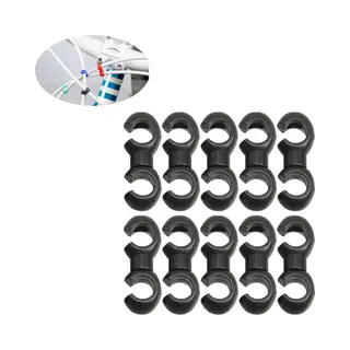 10 Stuks- Fietskabelklemmen- Kabelschakelolieleidinggesp-Kabelbuis S Gesp- Kabel Organiser-kabelclips- Kabelhouders- Kabel Houder- Kabel Clips- Kabel