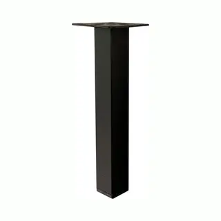 Furniture Legs Europe Fle - Stalen Zwarte Vierkante Meubelpoot 20 Cm - Stalen Poten Voor Bank, Kast En Bed - Hoogte 20 Cm, Breedte 2, 5 Cm - Sterk En Duurzaam
