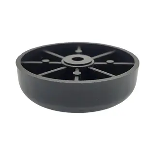 Furniture Legs Europe Meubelpoot Zwart Rond Ø 5 Cm En Hoogte 1, 5 Cm Van Kunststof - Set Van 4 Stuks