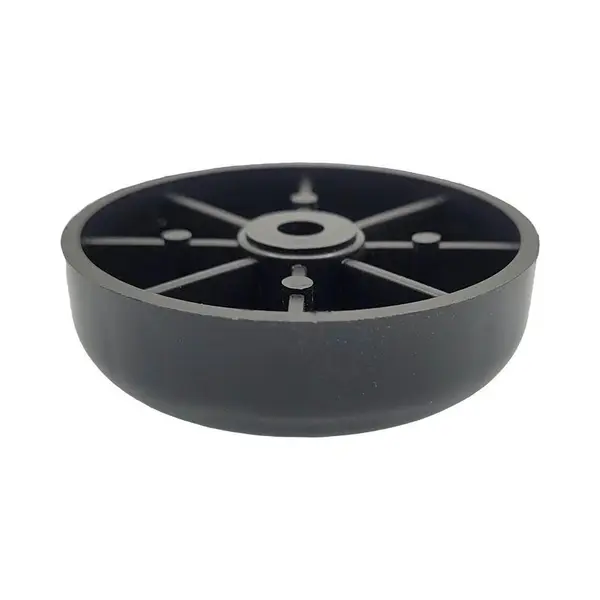 Furniture Legs Europe Meubelpoot Zwart Rond Ø 5 Cm En Hoogte 1, 5 Cm Van Kunststof - Set Van 4 Stuks thumbnail