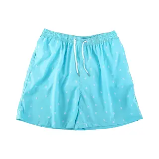 Emilie Collection - Zwembroek - Lichtblauw - Skulls - Extra Lang