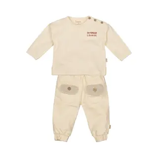 B.E.S.S. Unisex Baby Kledingset Shirt Daydream Lake En Broek Off White Maat 80