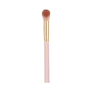 Boozyshop ® Soft Pink & Gold Brightening Concealer Brush – Platte Concealerkwast Voor Crèmeproducten – Nauwkeurig Camoufleren Van Oneffenheden &