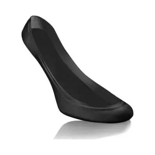 Sesto senso 2 Pack Sesto-Senso Dames Ballerina Sokjes Met Siliconen Antislip, Zwart Maat 39-42