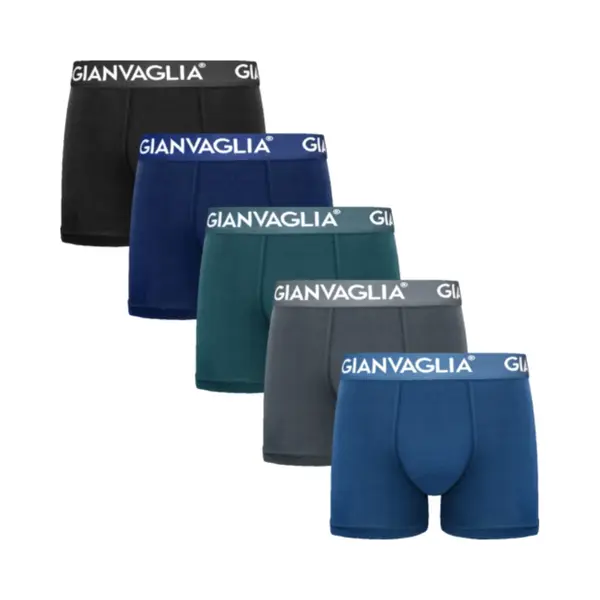 Gianvaglia Heren Boxershorts Katoen - 5-Pack - Maat L thumbnail