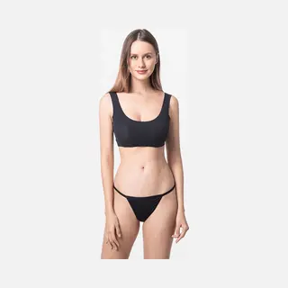 Ollies Fashion Tanga Dames G-string Micro Modal Vanta Zwart