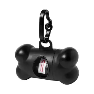 Poepzakhouder Voor Honden - Hondenaccessoire - 15 Zakken - Zwart